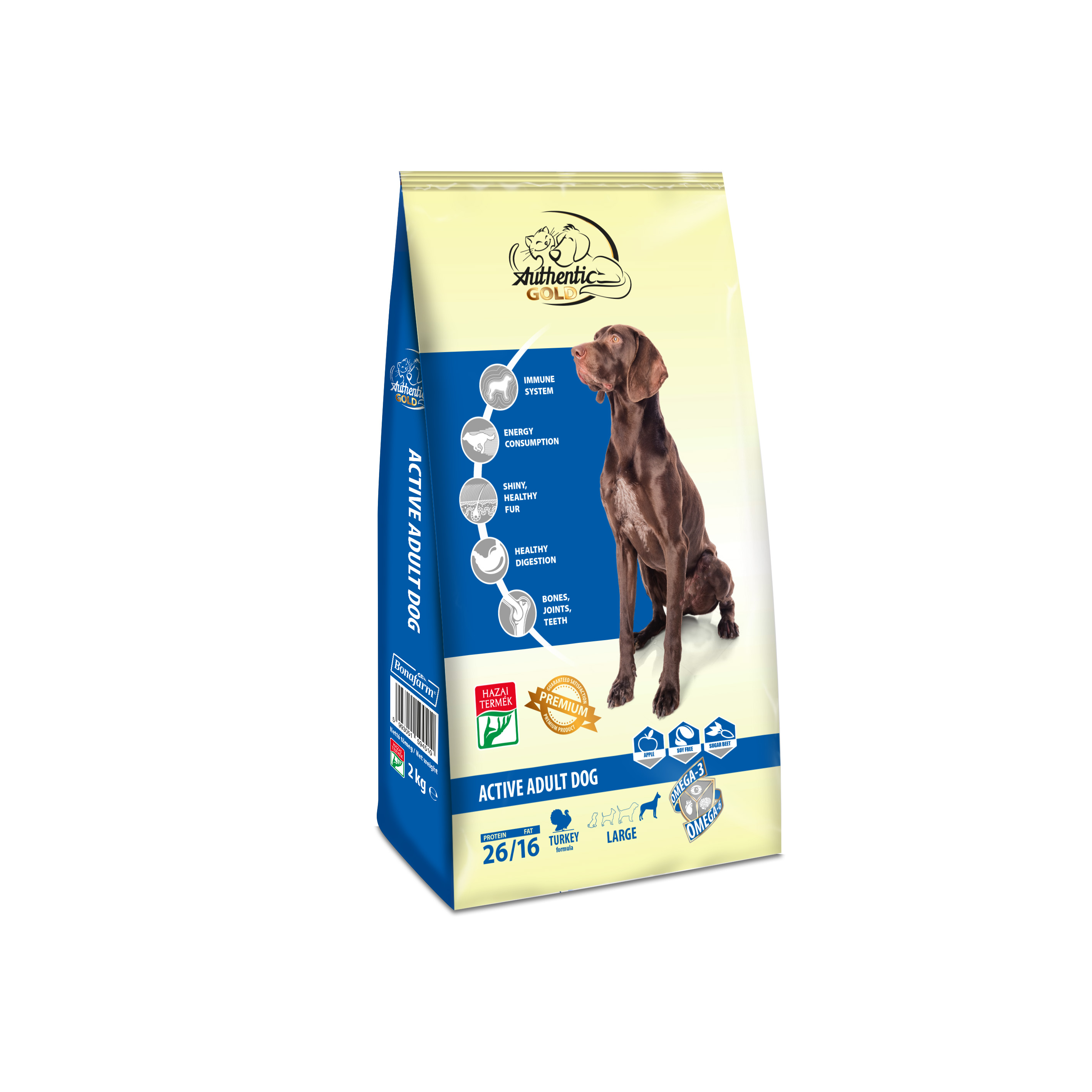 AUTHENTIC GOLD DOG ACTIVE 2 kg